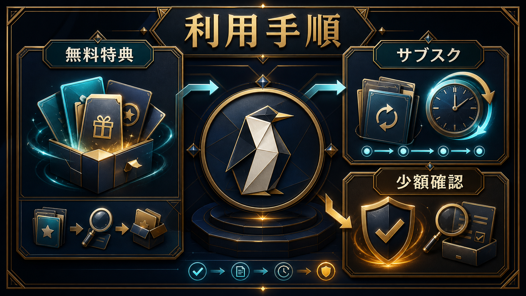 登録・課金・サブスク前のチェックの判断ポイントを整理した図